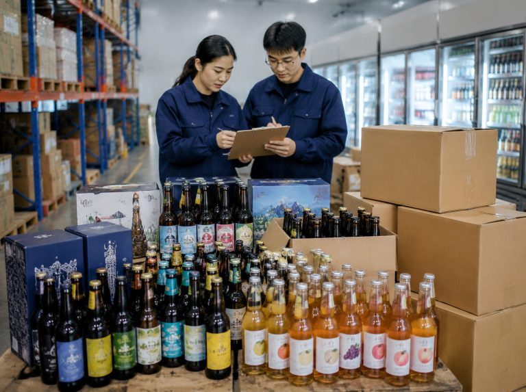 企业团建精酿啤酒与低度果酒组合